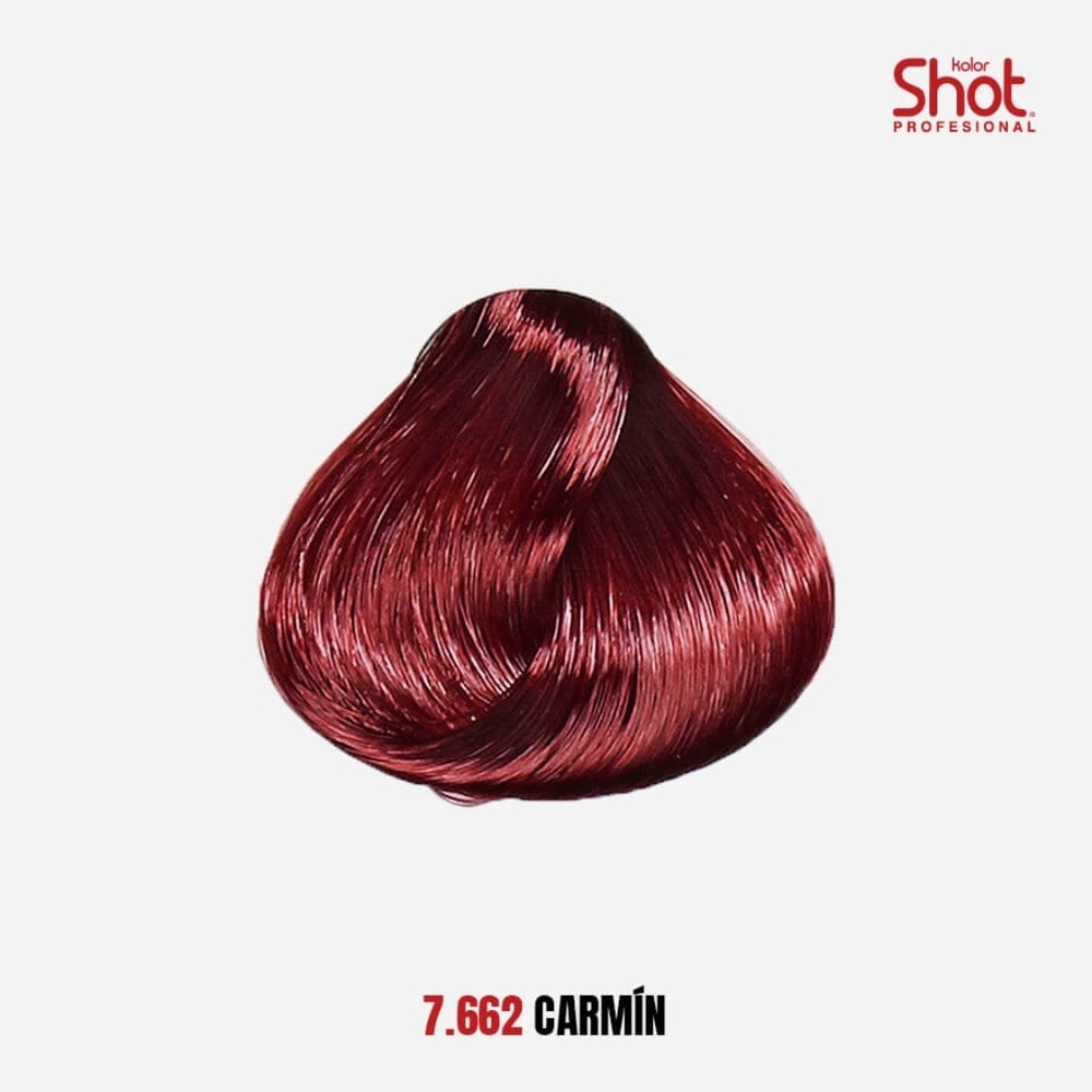 Kolor Shot Professional 7.662 Carmín (Carmine Red) - (90ml) - Permanent Dye